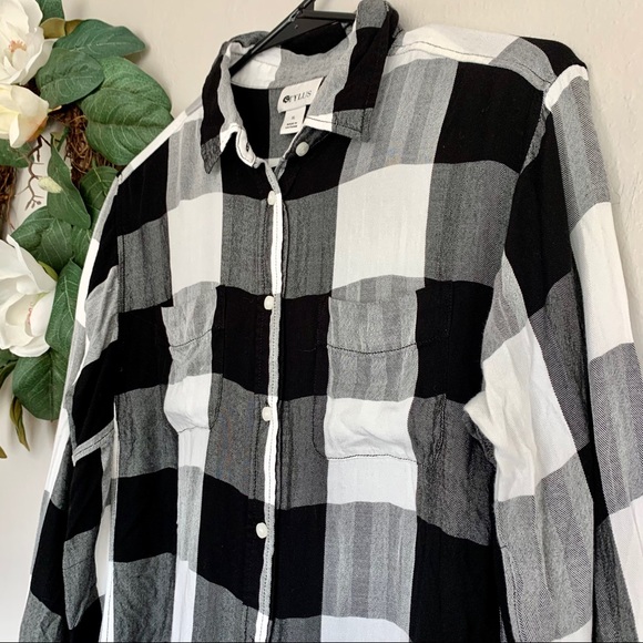 Stylus Kid’s Black Gingham Button Down Shirt XL - Picture 6 of 10